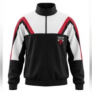 NBA Chicago BULLS Vintage Lightweight Warm Up Jacket